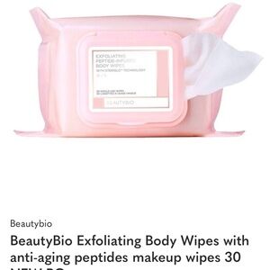 BeautyBio Exfoliating Body Wipes - Pink